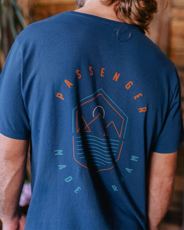 Men Tops Passenger Guided TShirt Dark Denim Dark Denim