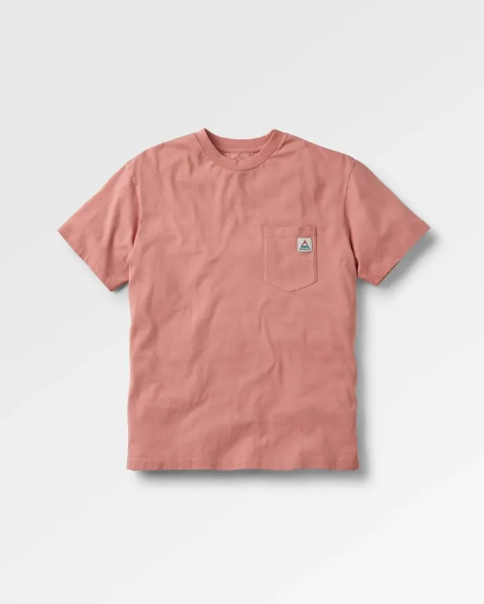 Men Tops Passenger Heritage Recycled Relaxed Fit TShirt Peach Peach