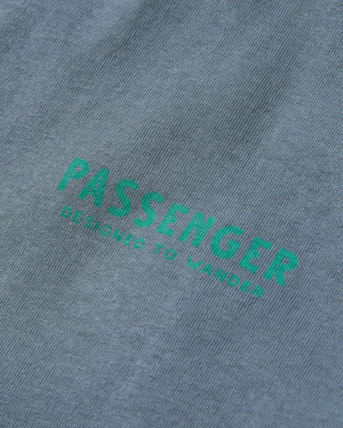 Men Tops Passenger Icon Recycled Cotton TShirt Storm Grey Storm Grey