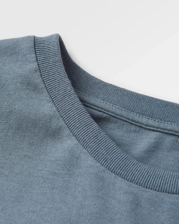 Men Tops Passenger Icon Recycled Cotton TShirt Storm Grey Storm Grey
