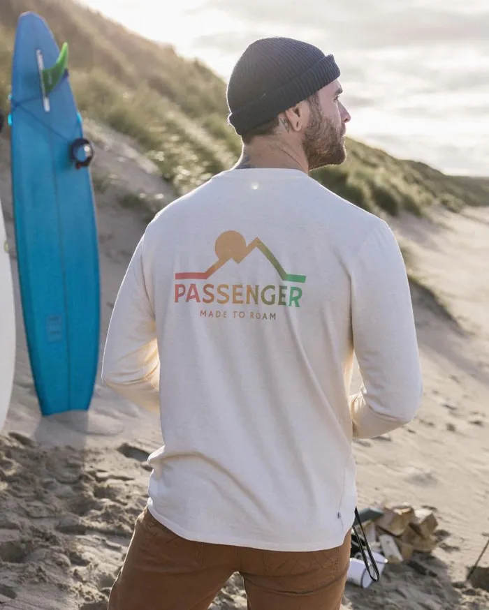 Men Tops Passenger MTR Recycled Cotton LS TShirt Birch Birch