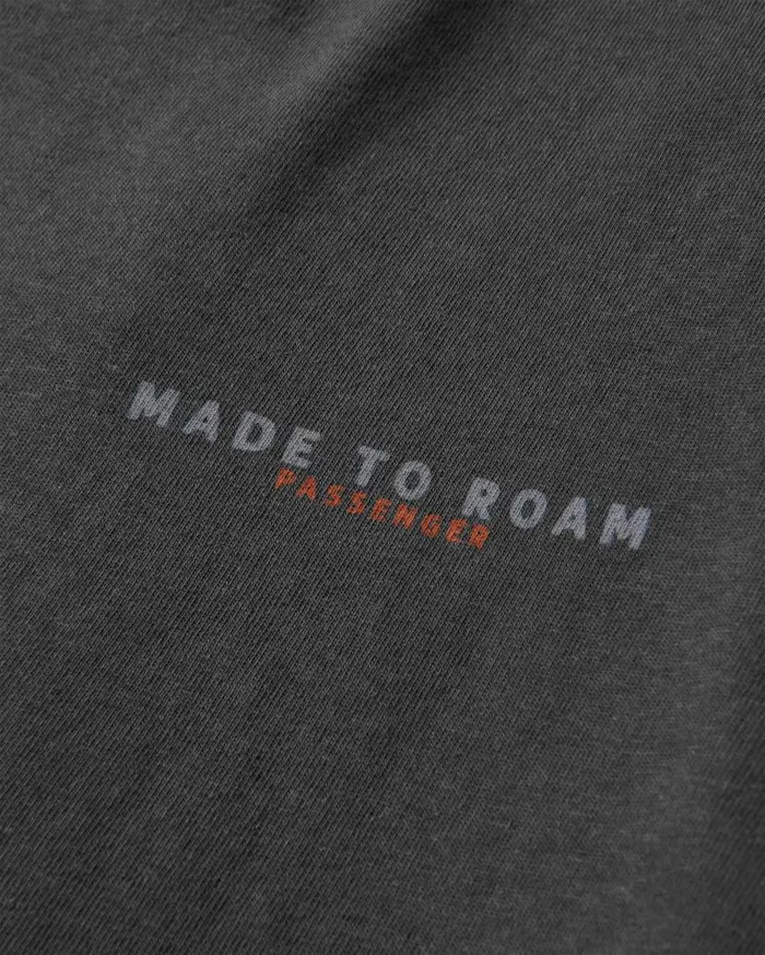 Men Tops Passenger Open Road Recycled Cotton TShirt Black Black
