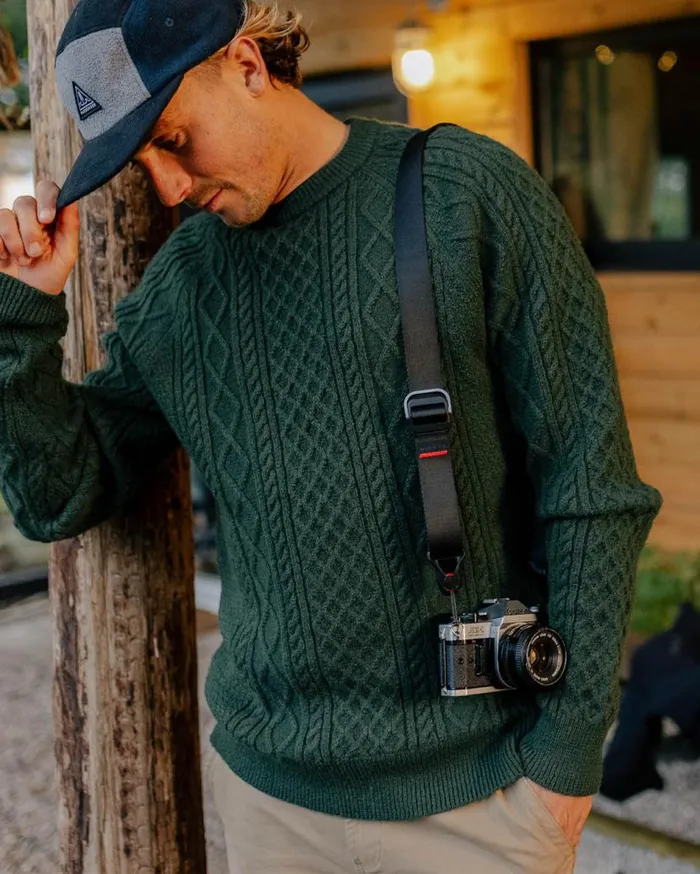 Men Tops Passenger Sandbar Cable Knitted Jumper Fir Tree Fir Tree