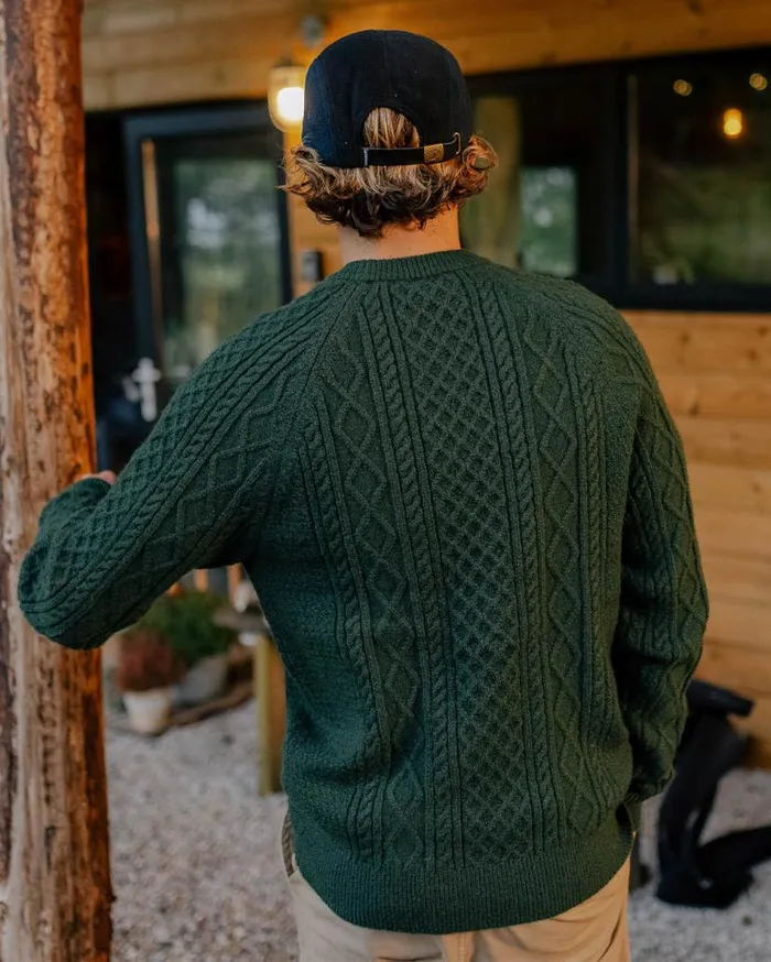Men Tops Passenger Sandbar Cable Knitted Jumper Fir Tree Fir Tree