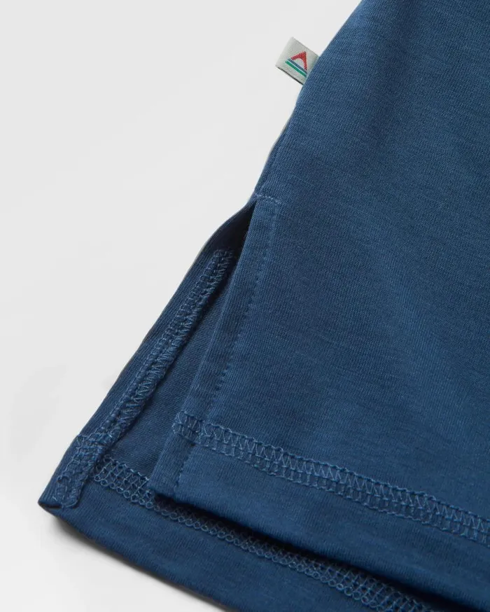 Men Tops Passenger Trail Active Recycled Tshirt Dark Denim Dark Denim