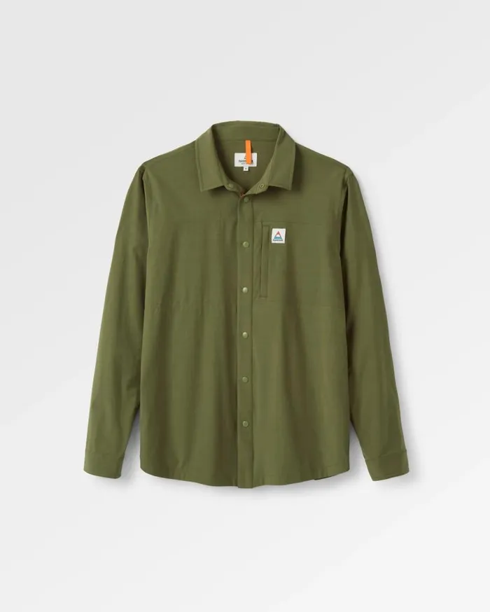 Men Tops Passenger Traveller Stretch Shirt Khaki Khaki