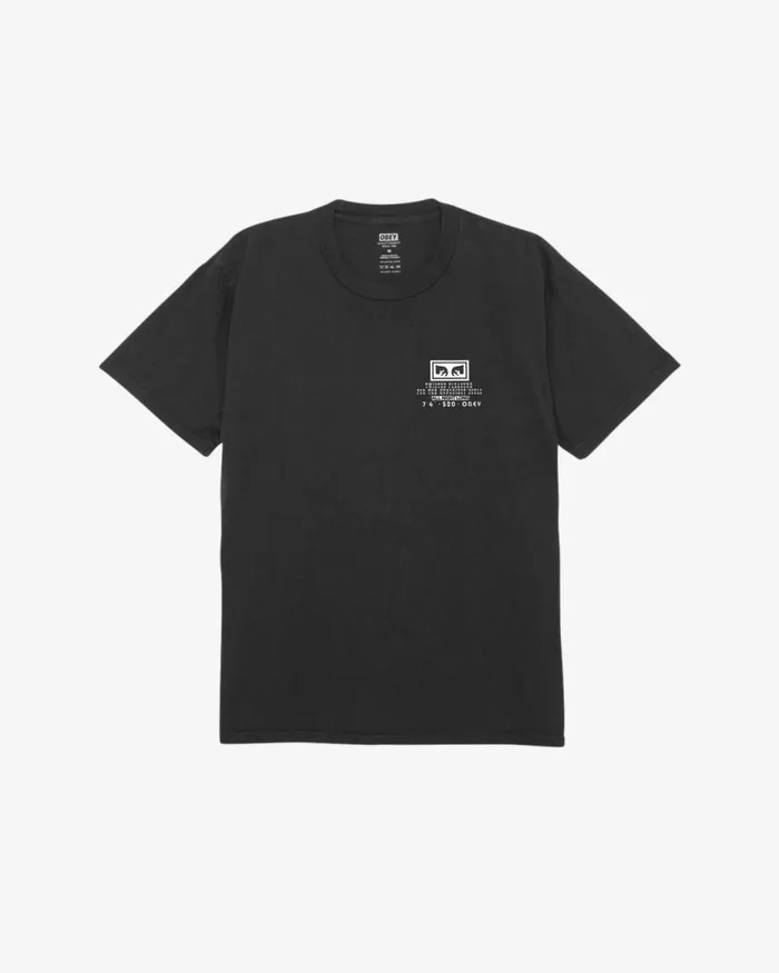 Men TWISTED PLEASURE PIGMENT TSHIRT Pigment Vintage Black OBEY Clothing TSHIRTS Men TWISTED PLEASURE PIGMENT TSHIRT Pigment Vintage Black OBEY Clothing TSHIRTS