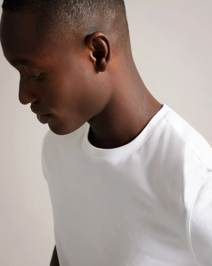 Men TYWINN 8211 Short Sleeve Regular Fit Plain Tshirt White Ted Baker Tops Men TYWINN 8211 Short Sleeve Regular Fit Plain Tshirt White Ted Baker Tops