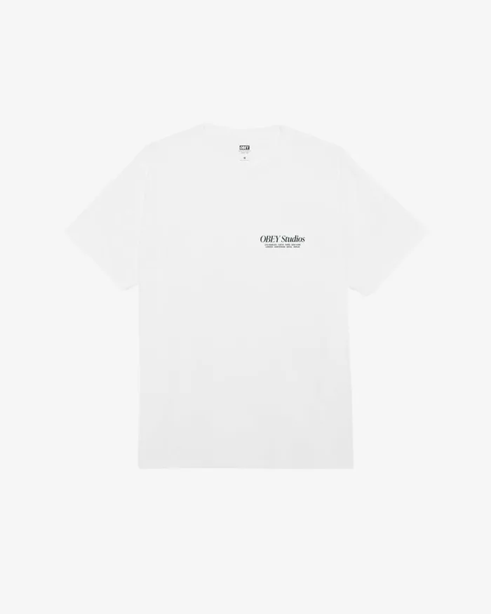 Men VISUAL FOOD FOR YOUR MIND CLASSIC TSHIRT Digital Violet OBEY Clothing TSHIRTS Men VISUAL FOOD FOR YOUR MIND CLASSIC TSHIRT Digital Violet OBEY Clothing TSHIRTS