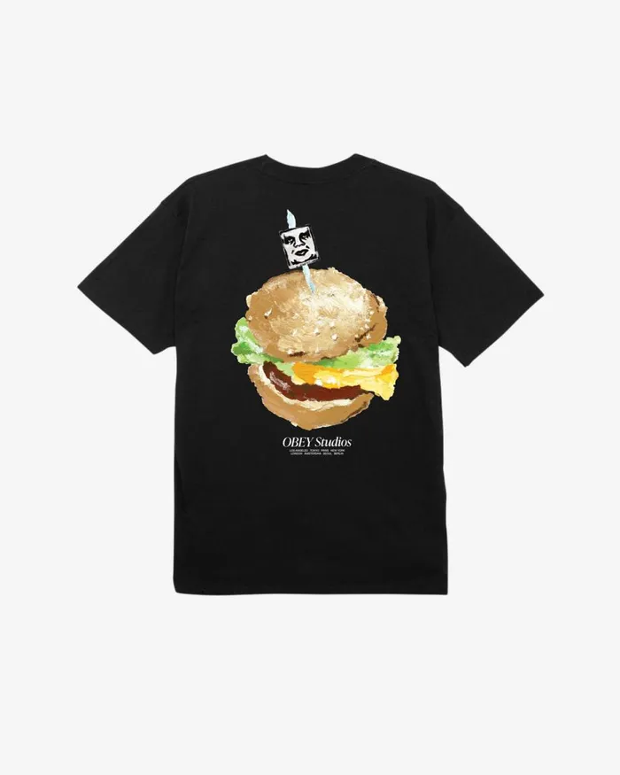 Men VISUAL FOOD FOR YOUR MIND CLASSIC TSHIRT Digital Violet OBEY Clothing TSHIRTS Men VISUAL FOOD FOR YOUR MIND CLASSIC TSHIRT Digital Violet OBEY Clothing TSHIRTS