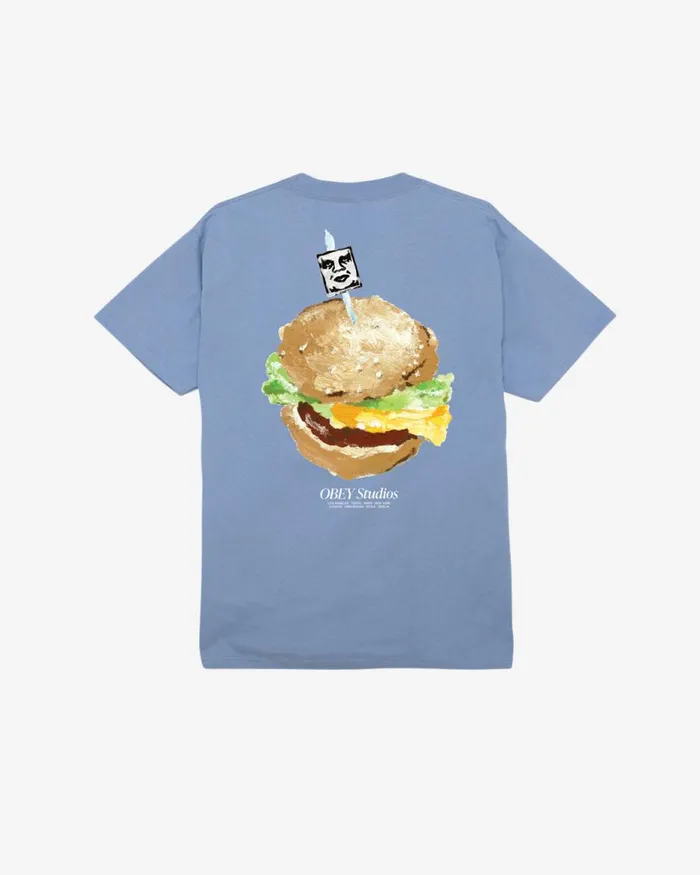 Men VISUAL FOOD FOR YOUR MIND CLASSIC TSHIRT Digital Violet OBEY Clothing TSHIRTS Men VISUAL FOOD FOR YOUR MIND CLASSIC TSHIRT Digital Violet OBEY Clothing TSHIRTS