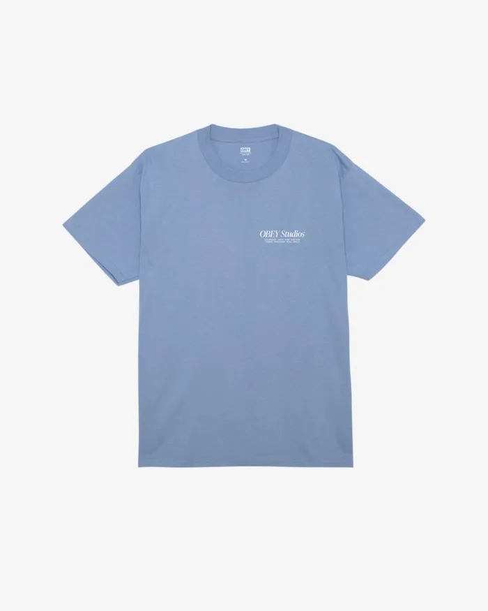 Men VISUAL FOOD FOR YOUR MIND CLASSIC TSHIRT Digital Violet OBEY Clothing TSHIRTS Men VISUAL FOOD FOR YOUR MIND CLASSIC TSHIRT Digital Violet OBEY Clothing TSHIRTS