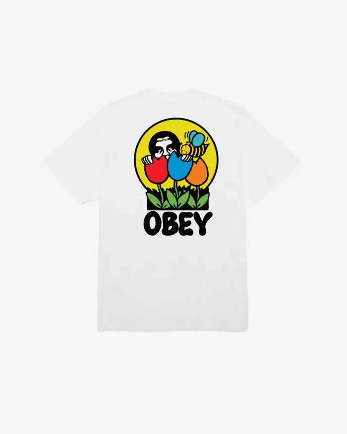 Men WAS HERE CLASSIC TSHIRT White OBEY Clothing TSHIRTS