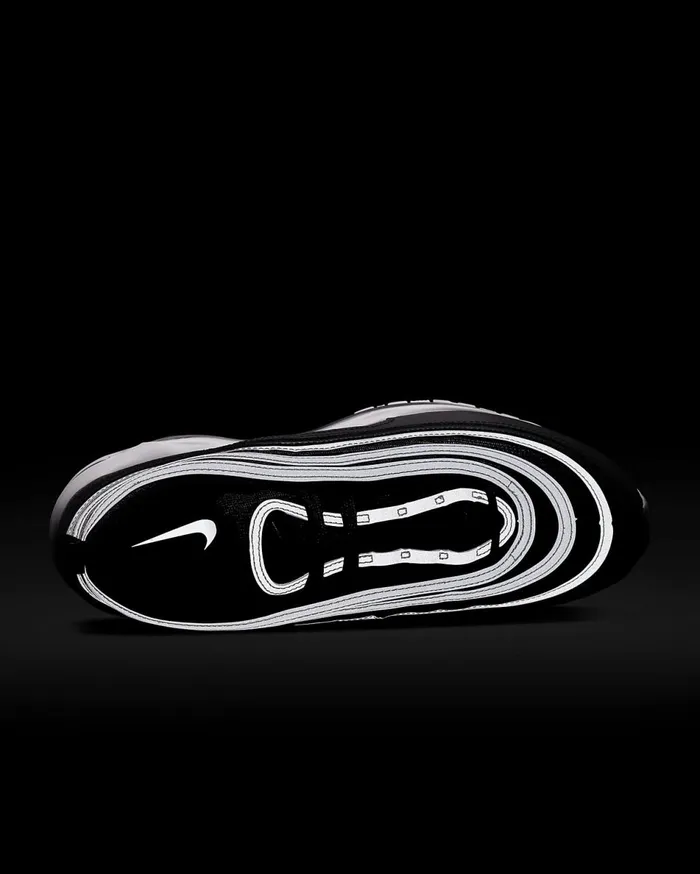 Mens Nike Air Max 97 BlackWhite Nike First Day Kicks