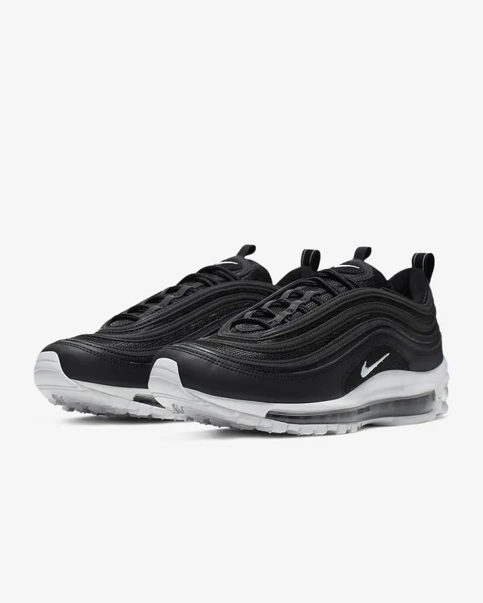 Mens Nike Air Max 97 BlackWhite Nike First Day Kicks