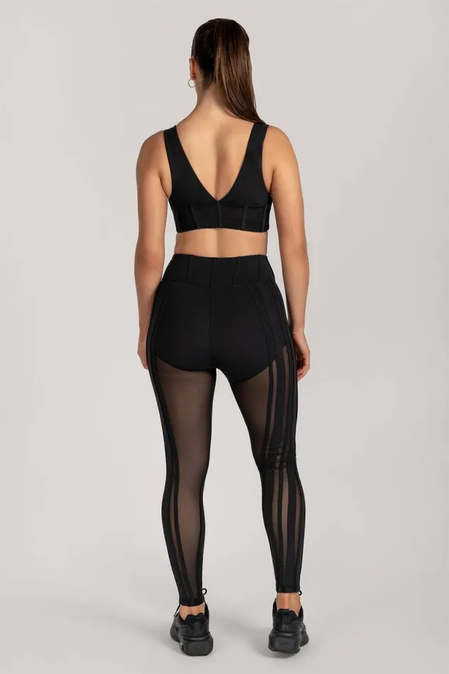 Meshki Activewear Dion Mesh Pannelled Leggings 8211 Black Black 8211 Women Meshki Activewear Dion Mesh Pannelled Leggings 8211 Black Black 8211 Women
