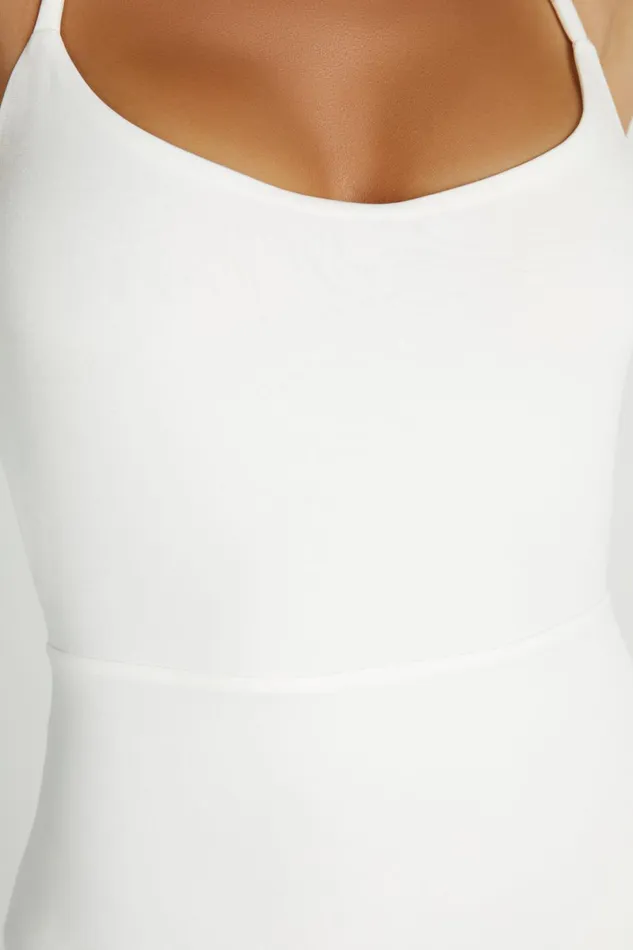 Meshki Bachelorette Brinley Slinky Jersey Jumpsuit 8211 White White 8211 Women