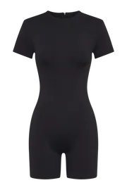 Meshki Basic Bottoms Francesca Recycled Nylon Playsuit 8211 Black Black 8211 Women