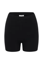 Meshki Basic Bottoms Orla Knit Shorts 8211 Black Black 8211 Women