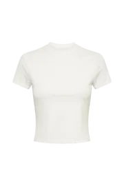 Meshki Basic Tops Jeanie Longline TShirt 8211 White White 8211 Women