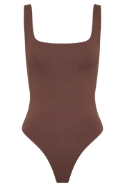 Meshki Bodysuits Charlie Scoop Neck Bodysuit 8211 Mocha Mocha 8211 Women