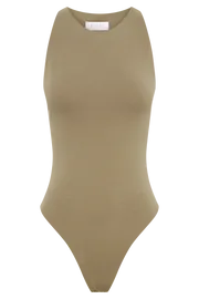Meshki Bodysuits Sawyer Racer Bodysuit 8211 Olive Olive 8211 Women