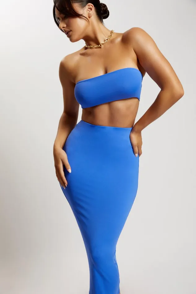 Meshki Crop Tops Mackenzie Bandeau 8211 Cobalt Blue Cobaltblue 8211 Women Meshki Crop Tops Mackenzie Bandeau 8211 Cobalt Blue Cobaltblue 8211 Women