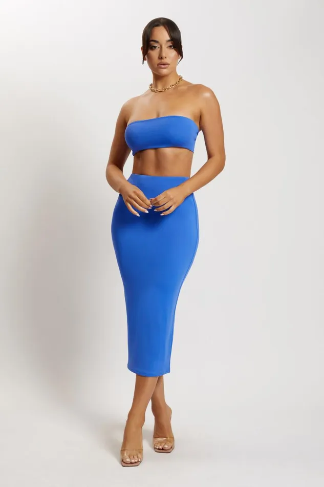 Meshki Crop Tops Mackenzie Bandeau 8211 Cobalt Blue Cobaltblue 8211 Women Meshki Crop Tops Mackenzie Bandeau 8211 Cobalt Blue Cobaltblue 8211 Women