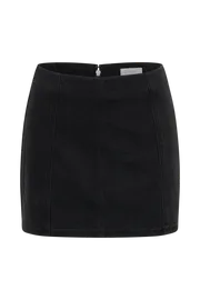 Meshki Denim Hollis Denim Mini Skirt 8211 Washed Black Washedblack 8211 Women