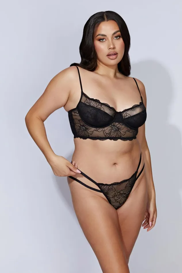 Meshki Intimates Cersei Lace Bralette 8211 Black Black 8211 Women Meshki Intimates Cersei Lace Bralette 8211 Black Black 8211 Women