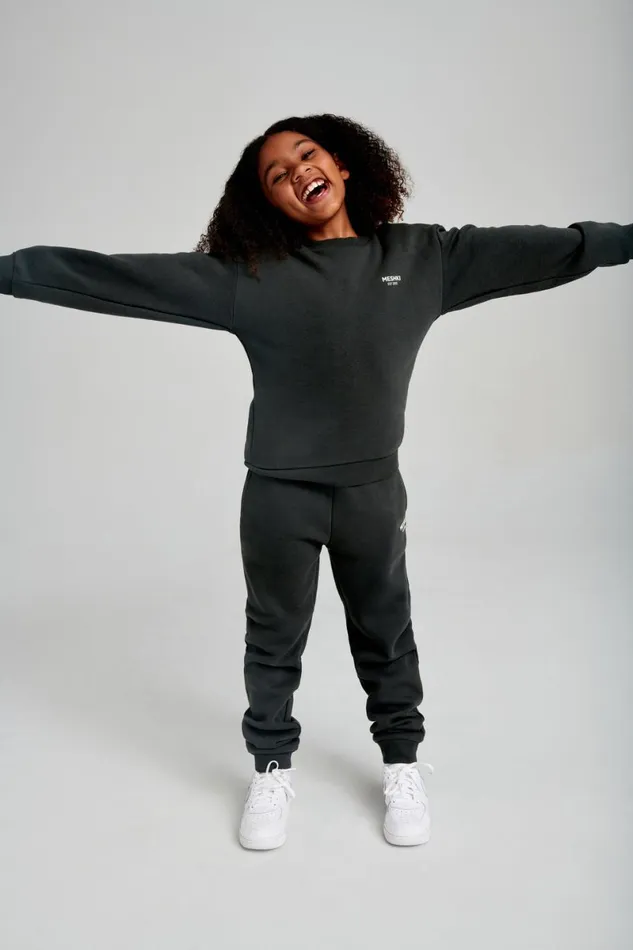 Meshki Kids Phoenix Kids Unisex Crewneck Jumper 8211 Dusk Black Duskblack 8211 Women