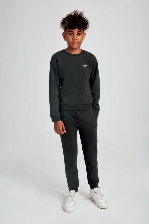 Meshki Kids Phoenix Kids Unisex Crewneck Jumper 8211 Dusk Black Duskblack 8211 Women