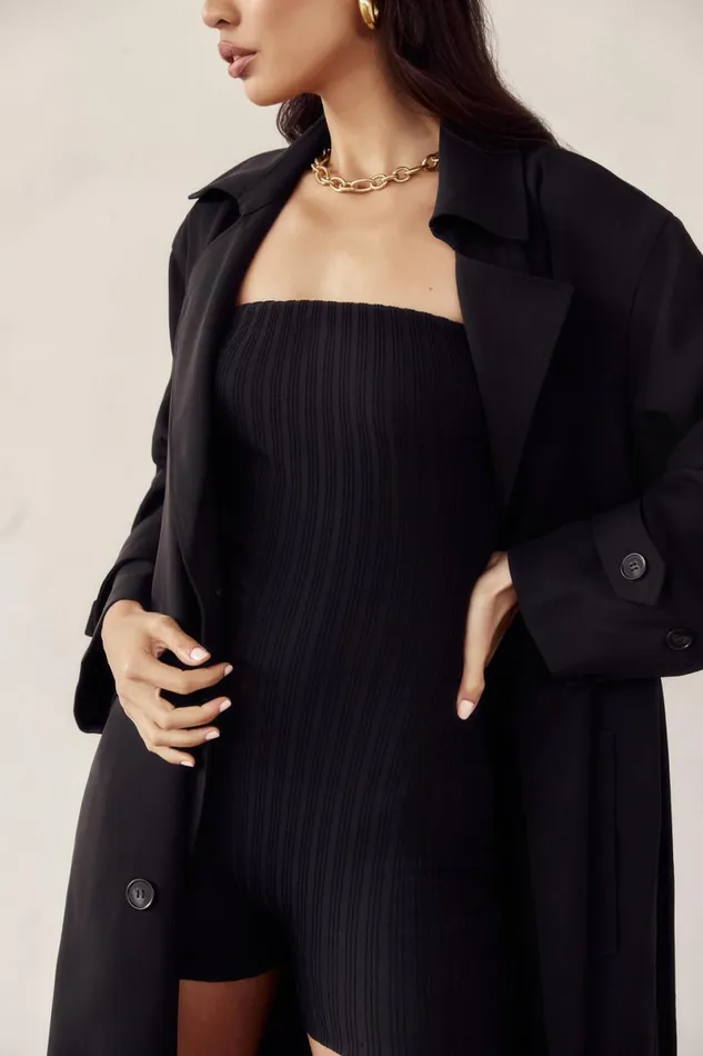 Meshki Maternity Dresses Ginny Strapless Knitted Playsuit 8211 Black Black 8211 Women Meshki Maternity Dresses Ginny Strapless Knitted Playsuit 8211 Black Black 8211 Women