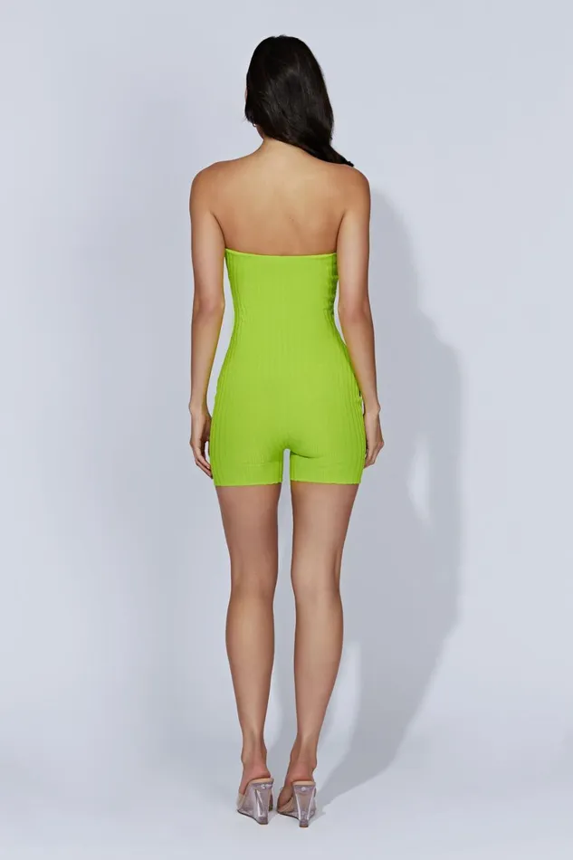 Meshki Maternity Dresses Ginny Strapless Knitted Playsuit 8211 Fresh Green Freshgreen 8211 Women Meshki Maternity Dresses Ginny Strapless Knitted Playsuit 8211 Fresh Green Freshgreen 8211 Women