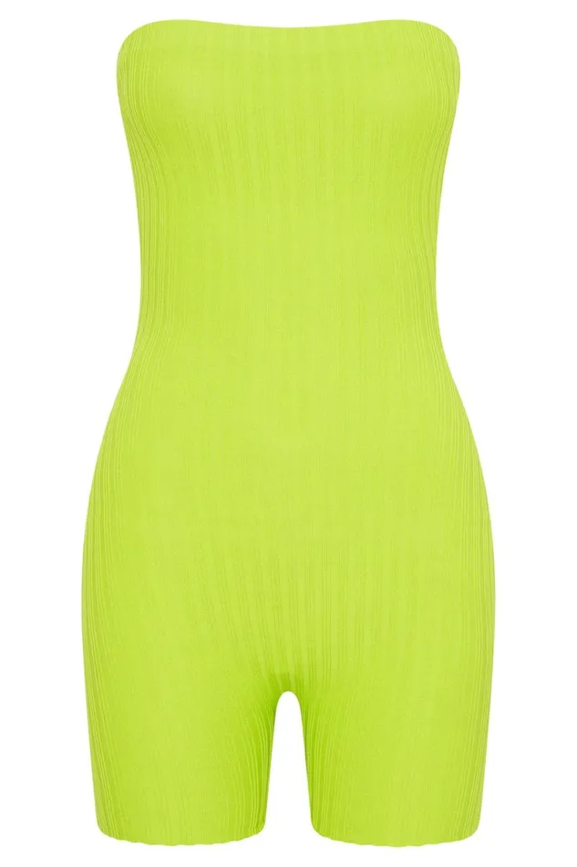 Meshki Maternity Dresses Ginny Strapless Knitted Playsuit 8211 Fresh Green Freshgreen 8211 Women Meshki Maternity Dresses Ginny Strapless Knitted Playsuit 8211 Fresh Green Freshgreen 8211 Women