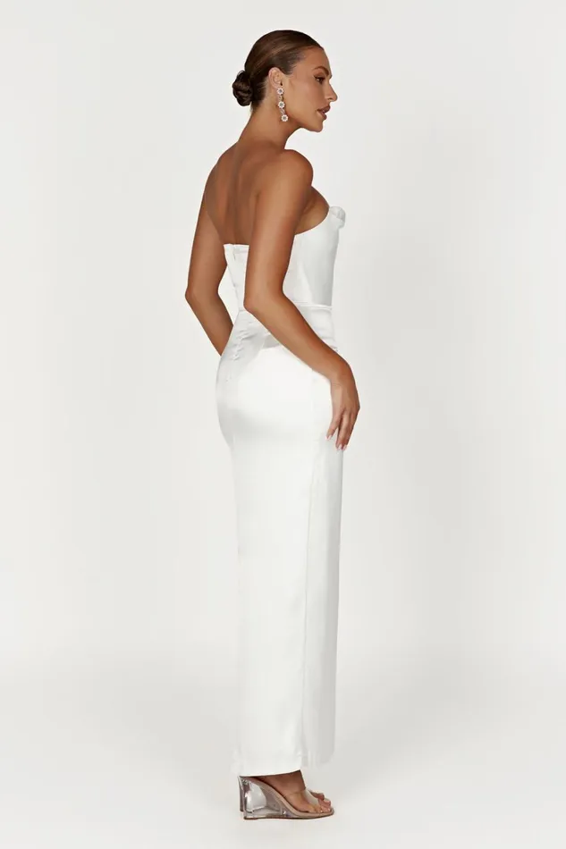 Meshki Maxi Dresses Alanis Strapless Maxi Dress 8211 White White 8211 Women