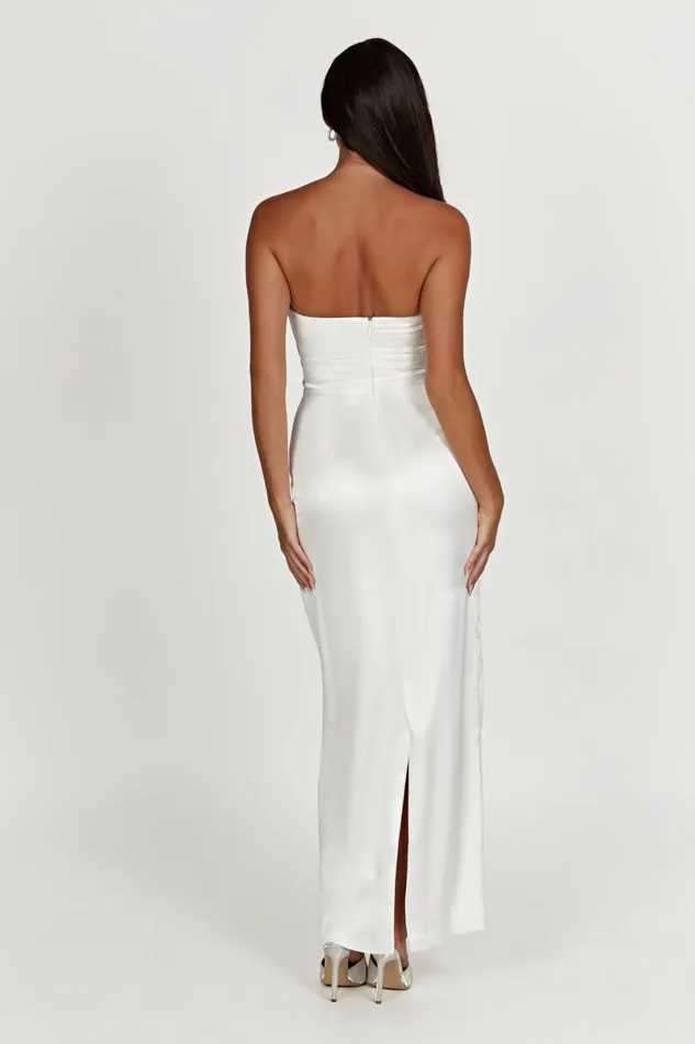 Meshki Maxi Dresses Alanis Strapless Maxi Dress 8211 White White 8211 Women