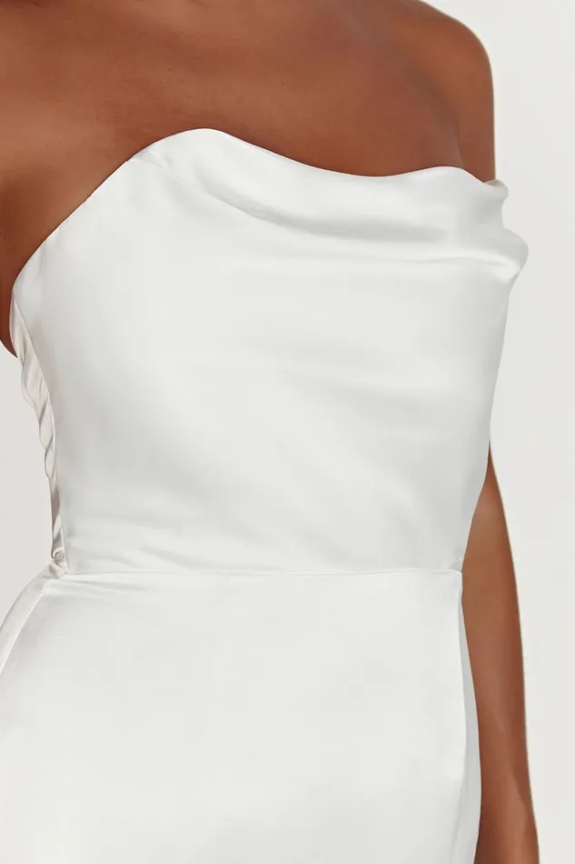 Meshki Maxi Dresses Alanis Strapless Maxi Dress 8211 White White 8211 Women