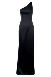 Meshki Maxi Dresses Harper One Shoulder Gown 8211 Black Black 8211 Women