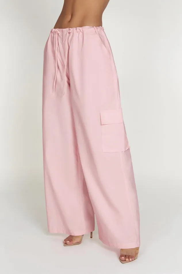 Meshki Pants Amara Parachute Pants 8211 Baby Pink Babypink 8211 Women