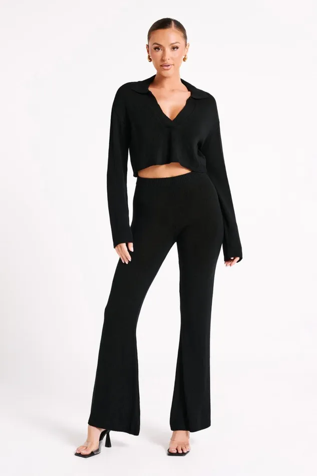 Meshki Pants Carlota Knit Pants 8211 Black Black 8211 Women