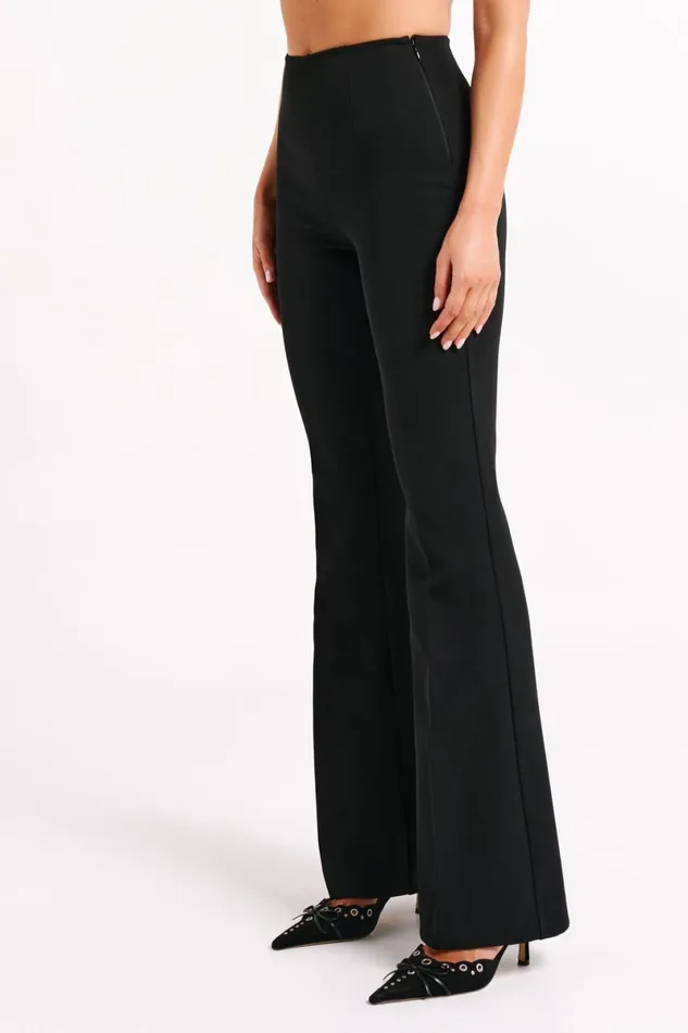 Meshki Pants Loretta Fit and Flare Tailored Pant 8211 Black Black 8211 Women