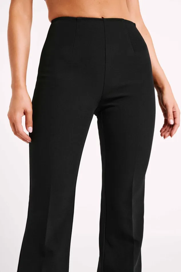 Meshki Pants Loretta Fit and Flare Tailored Pant 8211 Black Black 8211 Women