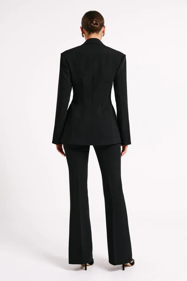 Meshki Pants Loretta Fit and Flare Tailored Pant 8211 Black Black 8211 Women