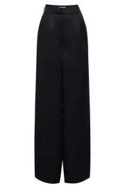 Meshki Pants Nour Satin Wide Leg Pant 8211 Black Black 8211 Women