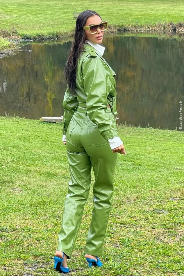 Meshki Pants Oakleigh Straight Leg Patent Pants 8211 Green Green 8211 Women Meshki Pants Oakleigh Straight Leg Patent Pants 8211 Green Green 8211 Women