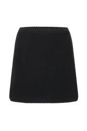 Meshki Skirts Kyra Waffle Mini Skirt 8211 Black Black 8211 Women
