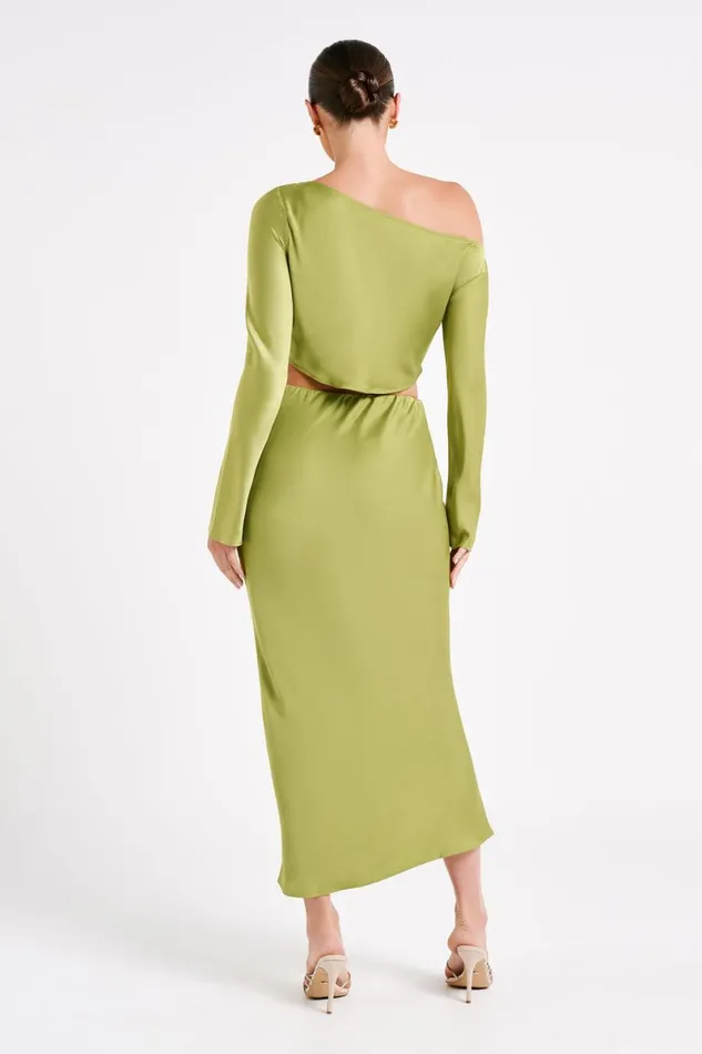 Meshki Skirts Violeta Satin Maxi Skirt 8211 Parakeet Green Parakeetgreen 8211 Women Meshki Skirts Violeta Satin Maxi Skirt 8211 Parakeet Green Parakeetgreen 8211 Women