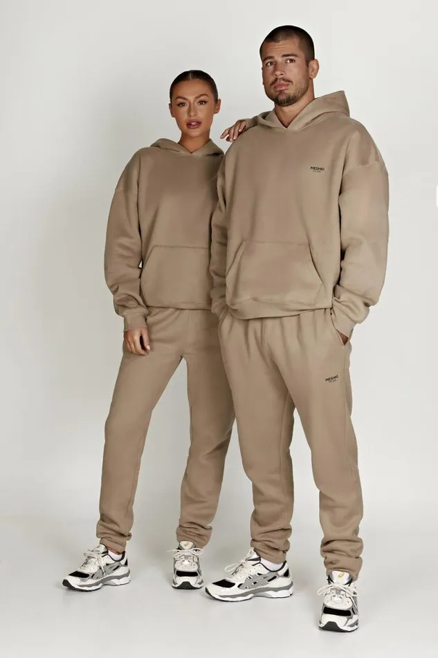 Meshki Sweaters and Hoodies Bernie Oversized Unisex Hoodie 8211 Cement Cement 8211 Women