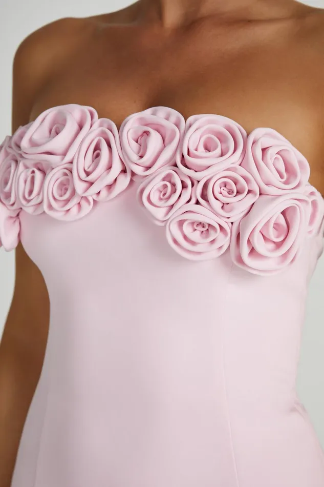 Meshki Wedding Guests Brooks Rose Mini Dress 8211 Blush Pink Blushpink 8211 Women